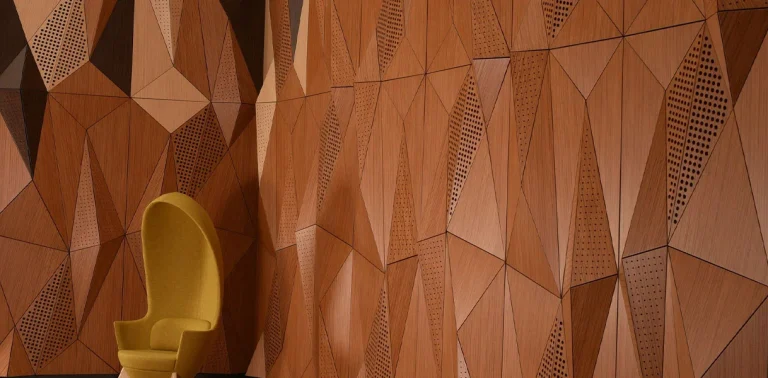 3D Akustik Ahşap Panel