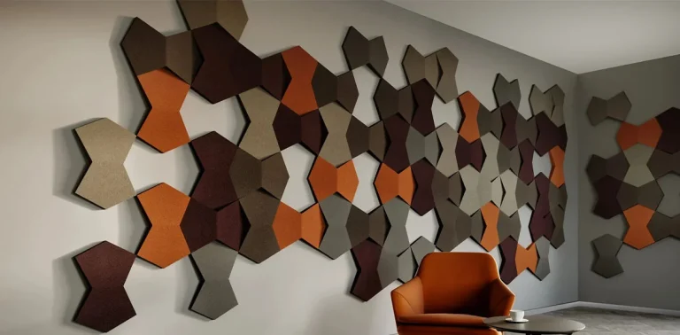 3D Akustik Kumaş Panel